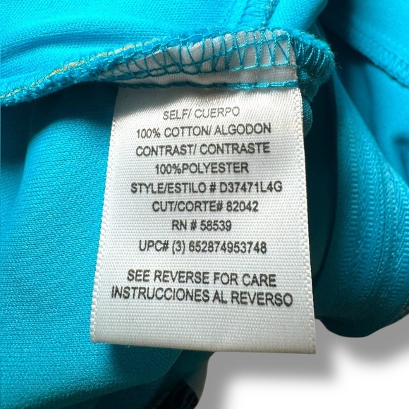 Speechless 100% Cotton Turquoise‎ Sweetheart Short Dress Juniors Sz 3 EUC - Picture 9 of 9